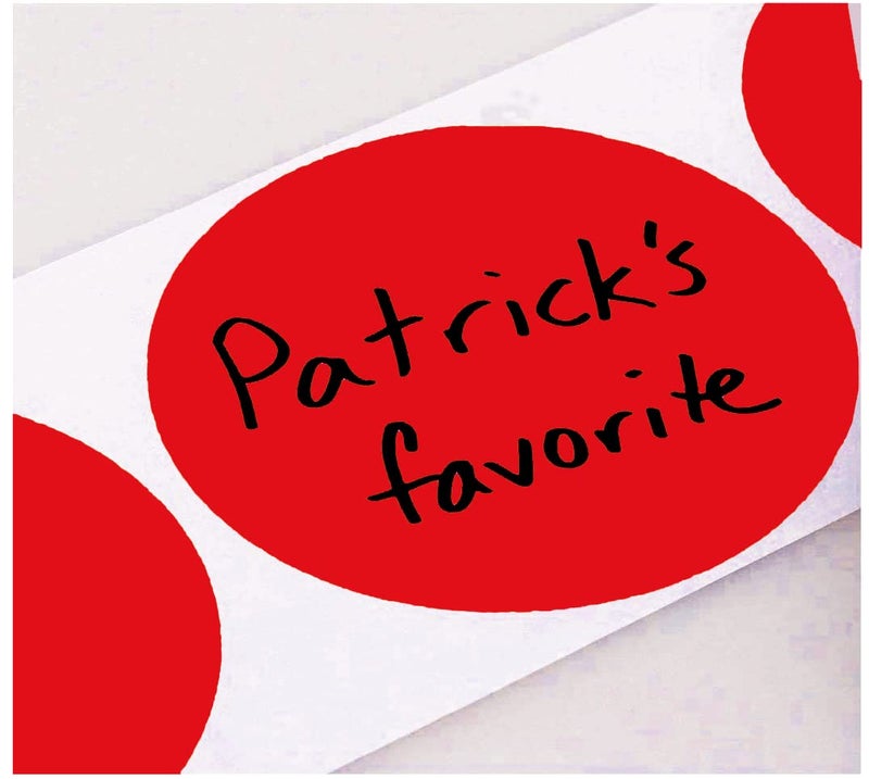 Well Tile 2 Inch Color-Code Labels Round Circle Stickers for Color Coding - Fluorescent Red Christmas Inventory Labels Moving Stickers for Labeling Warehouse Classroom Office Food Service and Medical 500 Pcs - Image 3